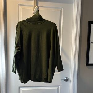 Joseph A Forest Green Turtleneck Sweater